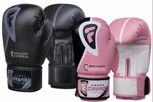 Farabi leather boxing gloves - boxing,