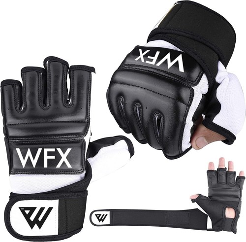 Leather mma boxing gel gloves - mma,