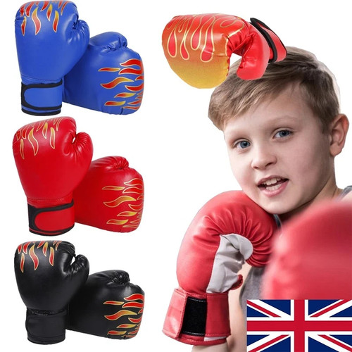 Kids children boxing sparring - children,