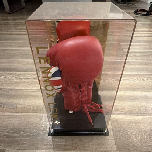 Lennox lewis signed - lennox, red