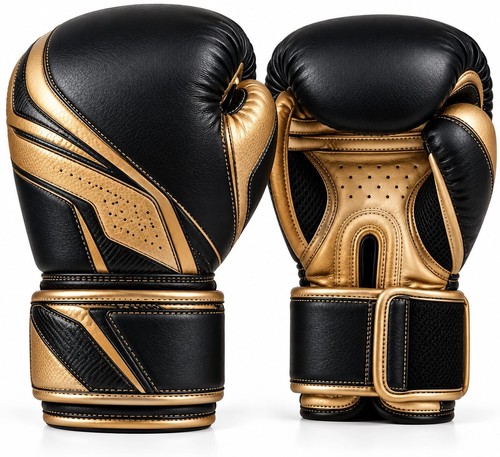 Premium black gold - gold, boxing