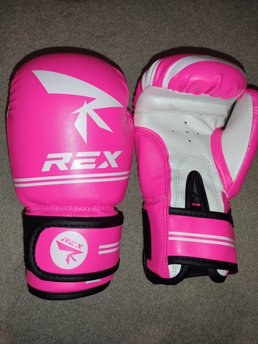 Rex pink white 4oz boxing - pink,