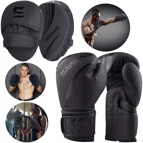 Boxing gloves and focus pads