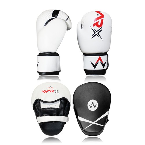 Warx boxing gloves and focus - and,