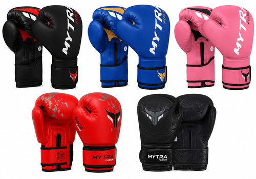 Mytra leather boxing gloves - leather,