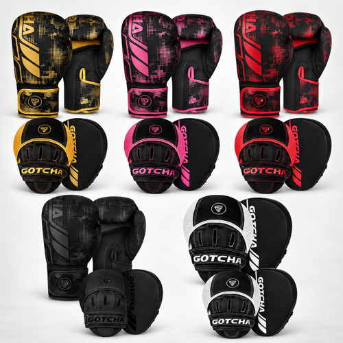 Boxing gloves and focus pads - boxing,