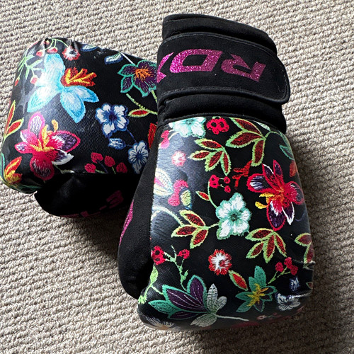 Rdx floral print boxing gloves - rdx,